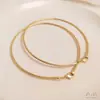 Pulsera Anillo Collar de Alambre Duro Roscado de Color Conservante de Oro de 14K Relleno de Oro Pulsera Anillo Collar Hilo de Memoria Elástico Material para Accesorios de Joyería DIY