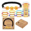 Amazon Venta Caliente Transfronteriza Nuevo Producto Multicolor Arcilla Polimérica Fútbol Baloncesto Béisbol Letras Acrílicas Pulsera Elástica