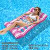 Balsa Flotante Inflable Transfronteriza, Cama Flotante Plegable de Malla de PVC, Productos para el Agua, Sillón Flotante Portátil para Piscina, Hamaca Flotante