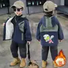 Chaqueta Cortavientos de Forro Polar Clásica de Ultraman para Niños Otoño Invierno con Capucha Fresca Atractiva Tesoro Niño Ropa Gruesa de Piel Sintética con Felpa