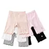 Leggings de Verano para Niñas, Shorts Finos de Seguridad de Modal Anti-Exposición, Shorts hasta la Rodilla para Bebé para Usar por Encima