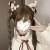 Faixa de cabelo de orelha de gato de pelúcia, cartão engraçado de gato fofo, faixa de cabeça cos peludo, 2025, novos acessórios macios para cabelo de menina, inverno