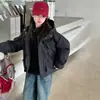 Jaqueta corta-vento casual de outono e inverno para meninas, roupas infantis de novo estilo, parka acolchoada de inverno, jaqueta de algodão grossa para crianças mais velhas