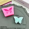 Variedade de orquídea borboleta estilo coreano DIY aromaterapia gesso pedra expansível flor de goma vela decorativa molde de silicone