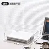 Caja de Almacenamiento Apilable para Escritorio de Oficina Organizador de Archivos Transparente Estante de Almacenamiento de Escritorio de Acrílico
