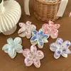 Acessórios de Cabelo Yhj Nova Moda Flor Presilha Tubarão Criativa Europeia e Americana Impressão UV Flor de Frangipani Presilha de Tubarão Bauhinia