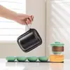 Juego de Té Cerámico para Viaje Pequeño Portátil Taza Rápida Tetera para Acampar al Aire Libre Viajes Una Tetera Dos Tazas