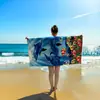 Deportes Amazon Fuerte Absorbente de Agua Fácilmente Chal Suave Microfibra Toalla de Playa Estampada Secado Rápido Toalla de Natación Toalla de Baño