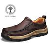 2025 Sapatos Masculinos Transfronteiriços Tamanho Grande Sapatos Casuais Masculinos Primavera Novo Solado Macio Sapatos para Meia-idade e Idosos Sapatos de Couro