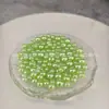 Perlas Sueltas de Imitación Perforadas de Colores ABS Materiales para Manualidades DIY Zapatos, Ropa, Sombreros, Pulseras, Accesorios de Cuentas para Joyería
