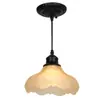 Luminária pendente para hall de entrada, luz de corredor corredor foyer vintage francês, pequena luminária de teto de cabeça única estilo americano, nova