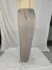 Calças retas folgadas plus size com caimento fluido, novo estilo feminino primavera e outono 2026, cintura média, emagrecimento, calças casuais
