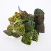 Plantas Verdes Artificiales Yiwu con Textura Realista, Hojas de Hiedra Verde de Siete Ramas, Materiales para Paredes de Plantas Artificiales para Paisajismo, Hojas Verdes Realistas al por Mayor