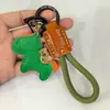 Colgante llavero de cuero Año del Caballo, un práctico regalo de Año Nuevo con temática de caballo zodiacal, un amuleto de la suerte y una correa para teléfono de aleación de zinc