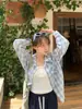 Camisa a Cuadros Estilo Japonés de Otoño Transfronteriza para Mujer, Cárdigan Delgado, Camisa con Protección Solar, Blusa Exterior, Chaqueta de Commuter Francesa, Tallas Grandes