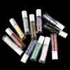 Botella vacía de 10 ml con cuentas de gemas naturales, bola de cristal, grava, aceite esencial, crema para ojos