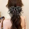 Presilha de cabelo grampo de mola acessório de cabelo para mulheres toque de luxo laço 2026 novo lateral parte de trás da cabeça penteado acessório de cabelo para mulheres mola