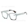 Gafas de Lectura de Marco Cuadrado Nuevo Transfronterizo con Clavo de Arroz Anti-Luz Azul Combinación de Colores de Moda Marco de PC Patas de Resorte Gafas de Lectura al por Mayor para Mujeres
