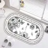 Alfombra de Cachemira Sintética, Felpudo, Alfombrilla de Mesita de Noche, Felpudo Absorbente para Entrada de Baño, Felpudo para Entrada, Alfombra Pequeña, Hecho a Medida