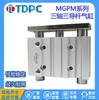 Mgpm50-50 Cilindro Fino de Tres Ejes y Tres Vástagos con Vástago Guía -25-30 Garantía Cilindro Tongda Tdpc Doble Efecto