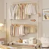 Cabide de camada dupla cabide de casaco cabide de roupas casa chão quarto não ocupa espaço cabide de roupas cabide simples para secar roupas