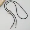 Collar de Pajarita Estilo Nuevo Vaquero Occidental Transfronterizo Colgante Creativo de Estrella de Cinco Puntas Mismo Estilo para Hombres y Mujeres Hebilla de Corbata