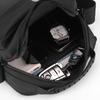 Nova Bolsa de Ombro Casual Durável Simples Transfronteiriça de Grande Capacidade Multi-bolso Tecido de Membrana de Couro Impermeável Crossbody Bolsa Atacado