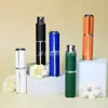 Botella Recargable de Perfume de Cuero Giratoria de 10 ml, Botella Spray Portátil de Viaje de Alta Gama, Botella de Muestra Cosmética