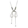 Collar de Lazo Súper Hermoso Ins Lujo Accesible Nicho Cadena Clavícula para Mujer 2024 Nueva Cadena para Cuello Accesorios Cadena Hueso de Serpiente
