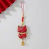 2026 Ano do Cavalo Canção de Ano Novo Brocado Enfeites Pendurados Artesanais Festival da Primavera Bolsa de Dinheiro Bolsa de Cabacinha Estilo Chinês Presente