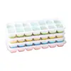 Forma de Gelo de Silicone de Grau Alimentício Reutilizável para Congelador Doméstico