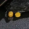Chapado en plata S925 en todo el cuerpo, accesorios de oro de 24k, pulsera collar DIY, cuadrado a concha de tortuga rica mundial, cuentas pequeñas