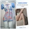 Sonho de Borboleta Seda Lingerie Japonesa Menina Fofa Lolita Estilo Puro Desejo Avental de Tela Transparente Empregada A635