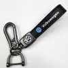 Chaveiro Masculino Transfronteiriço Pele de Cordeiro Logo do Carro Pingente de Metal para Chaveiro Fábrica Atacado