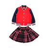 Mingteng roupas uniforme escolar infantil novo jardim de infância Roupas de jardim Escola secundária escola primária roupas de classe crianças médias e grandes terno britânico