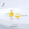 Larga duración no se desvanece Oro de arena de Vietnam accesorios DIY palabra de la suerte Calabaza S hebilla de cierre final incrustada pino verde imitación pulsera collar