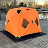 Fabricante Original Pesca en Hielo al Aire Libre Espacio Amplio Tienda de Invierno Camping Engrosada Resistente al Viento Puerta Doble Cálida Tienda de Pesca en Hielo