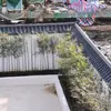 Azulejos de Parede Dupla Estilo Antigo, Azulejos de Beiral Estilo Chinês, Beirais Integrados de Plástico, Azulejos de Resina para Arquitetura Tradicional