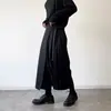Pantalones Negros Estilo Samurái Yohji Yamamoto para Hombre Diseño de Primavera y Otoño Pantalones Culotte Pierna Recta Pierna Ancha Pantalones de Kendo Nueva Ropa China para Hombre
