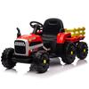Trator elétrico infantil de quatro rodas, carro de brinquedo para bebê e crianças, pode sentar, com controle remoto, 1-3 anos, presente