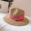 Sombrero de Paja Japonés de Alta Gama Sombrero de Copa Ishihara Sombrero de Paja de Verano para Mujer Sombrero Japonés para Protección Solar Sombrero de Copa con Lazo Combinable