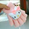 Guantes de Invierno para Niños Rigurosamente Seleccionados Dibujos Animados Sanrio Kulomi melody Lindos Cálidos Resistentes al Frío de Dedos Completos para Niños y Niñas
