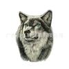 Calcomanía cabeza de lobo coche personalidad dominante Tótem de lobo bloqueando arañazos calcomanía parachoques cuerpo decoración motocicleta