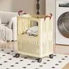 Cesta de ropa sucia plegable personalizable para uso doméstico, gran capacidad, elegante cesta de almacenamiento para baño, cesta de ropa sucia extraíble