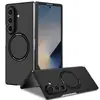 Adecuado para iPhone Duo, esta funda de teléfono magnética de color sólido, tacto suave y acabado mate proporciona cobertura total y protección contra caídas para la pantalla plegable de Apple.