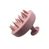 Cepillo de Champú de Dientes Suaves Transfronterizo, Peine para Cuidado y Limpieza del Cuero Cabelludo con Superficie Exfoliante, Artefacto de Masaje para Champú Doméstico de Paja de Trigo Nuevo