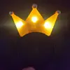 Brinquedos de barraca mais texto LOGO tiara emissora de luz tiara de coroa piscante tiara emissora de luz brinquedos emissores de luz atacado