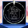 Colgante de Cristal Decoraciones Navideñas Forma de Corazón Día de San Valentín Día de la Madre para Enviar a Amigos y Familiares Regalos Conmemorativos