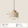 Lustre de travertino amarelo transfronteiriço para decoração de ambiente em escritório, sala de estar e quarto, direto do fabricante, disponível em atacado, LED de economia de energia