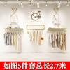 Loja de roupas femininas prateleira prateleira de roupas prateleira de roupas rack de cabideiro loja de roupas infantis roupas prateleira de parede rack combinação